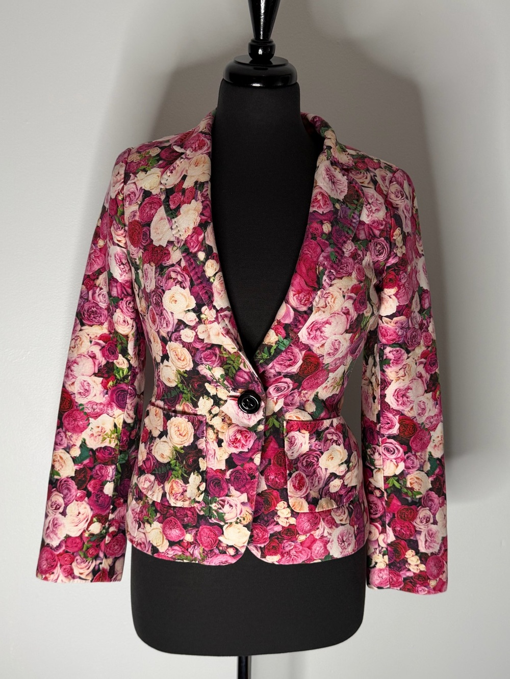 Kate Spade New York Stunning Rose Garden Floral Blazer Jacket Women’s Size 6